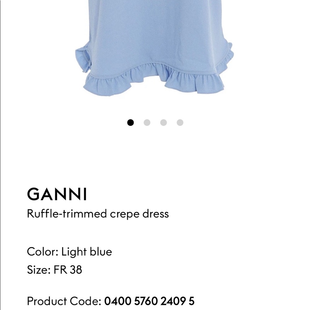 Pre-owned Ganni dress.